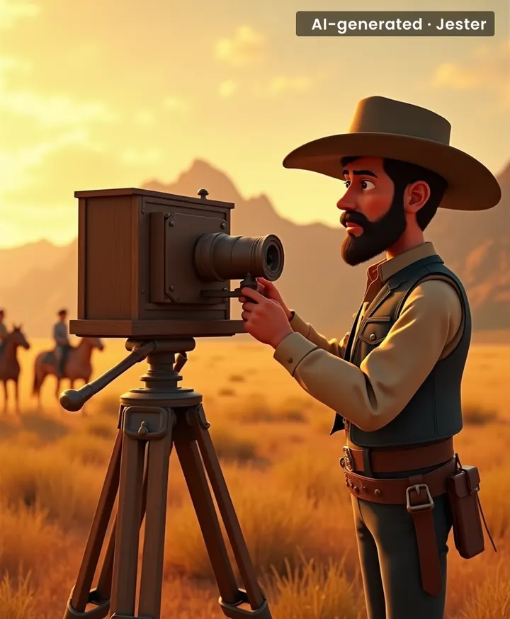 Imagine lugging a giant camera through the Wild West—just so we could see it. That's dedication.