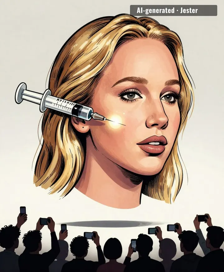 the internet's new hobby: performing surgery on faces it will never meet.