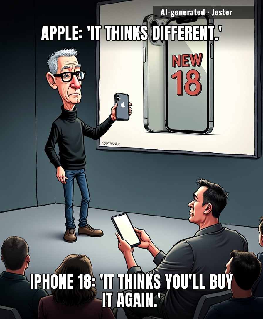 Same phone, new number, and we'll all pretend it's a revolution — see you in line at 5 AM.