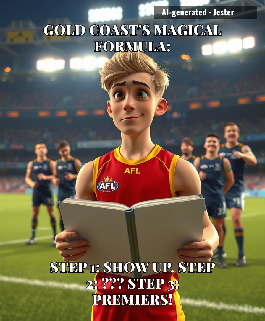 Gold Coast's magical formula: 'Step 1: Lose. Step 2: Get a good draft pick. Step 3: Repeat for eternity.'