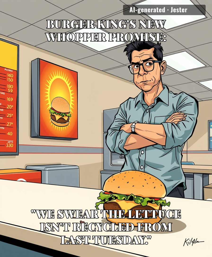 Burger King's Whopper Promise: because the only thing worse than a soggy burger is admitting you're out of ideas.