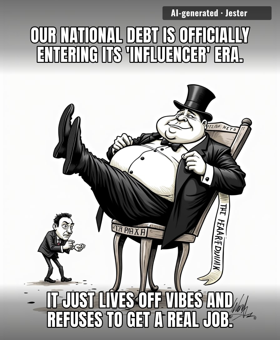 The government managing the budget like an intern using the corporate card for snacks is really working out for everyone except us.