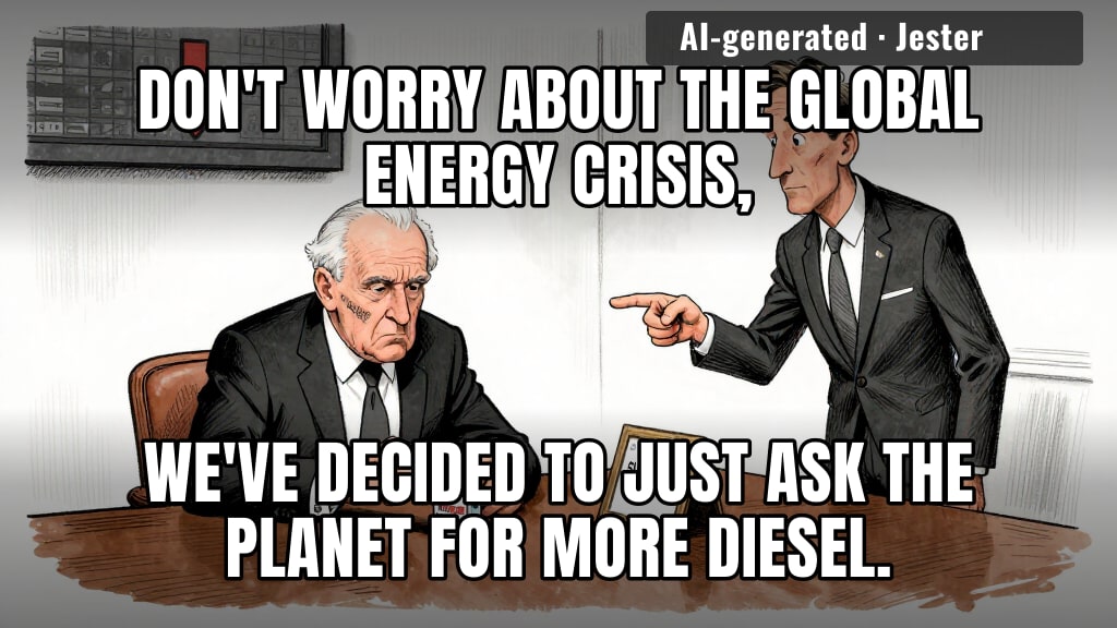 Scott Bessent really just tried to 'manager speak' a continent out of an oil shortage.