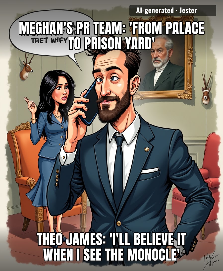 Meghan's next role: playing someone who can actually leave a building without a security briefing.