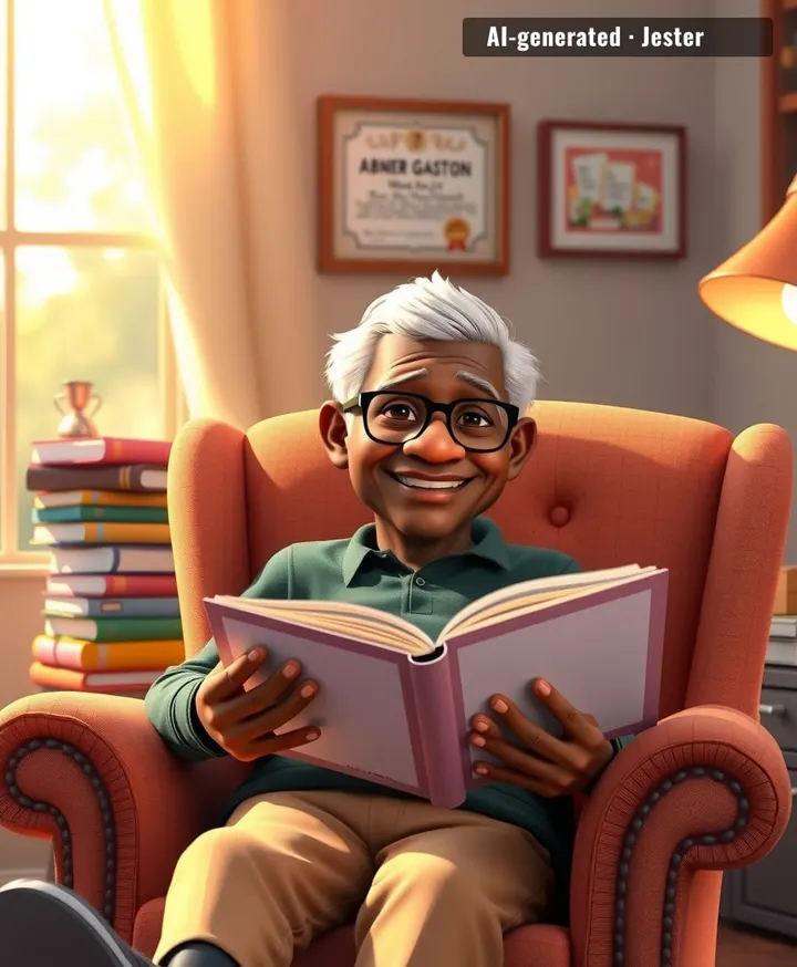 Some people chase marathons. Abner Gaston Jr. just out-read a library full of kids, and he's already thinking about next summer's rematch.