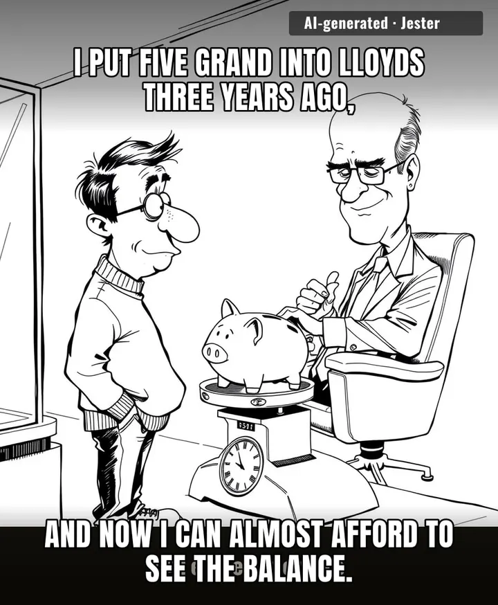 My Lloyds portfolio has been working so hard to break even that I’m worried it’s going to ask me for a performance bonus.