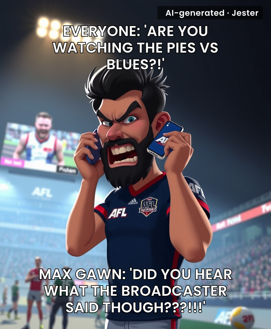 Max Gawn's one-man war on AFL media is the most attention he's given to something that isn't a mark.