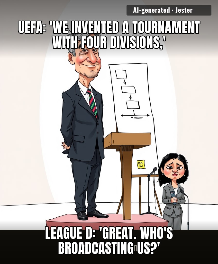 a bracket so complicated that even the trophy needs a group stage to figure out where it lives