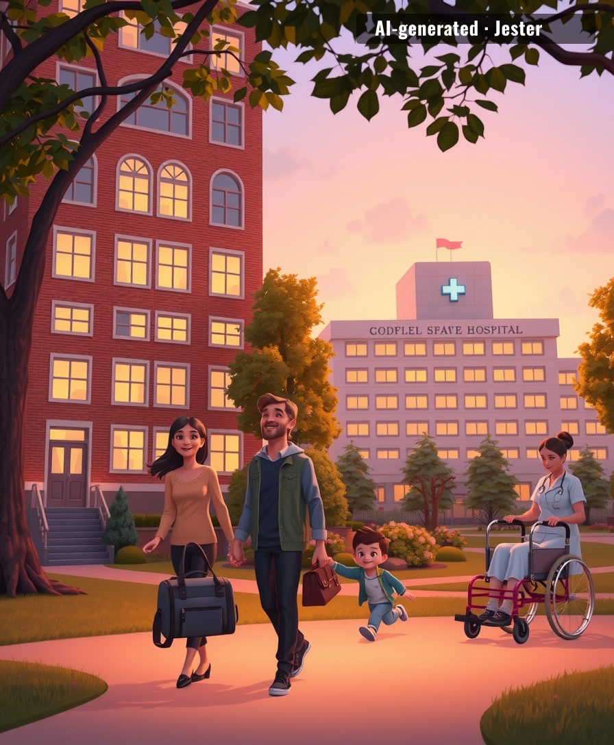 A $90 million building that does nothing but let parents stay near their kids. That's the whole pitch.