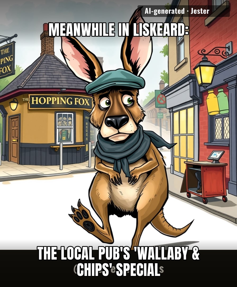 Even the wallabies are migrating to England for the free healthcare, and honestly, I don't blame them.