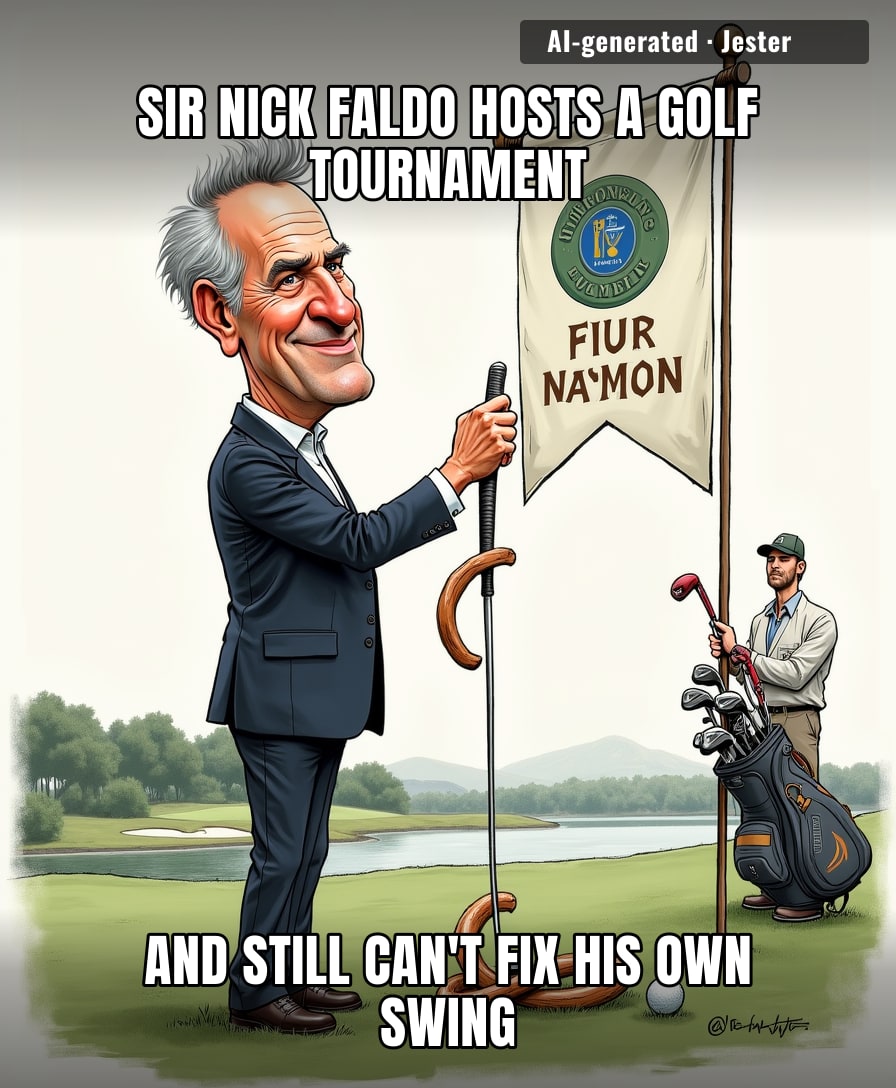 Somewhere a man is paying £200 to watch the guy who invented 'stay still' explain golf for five hours.
