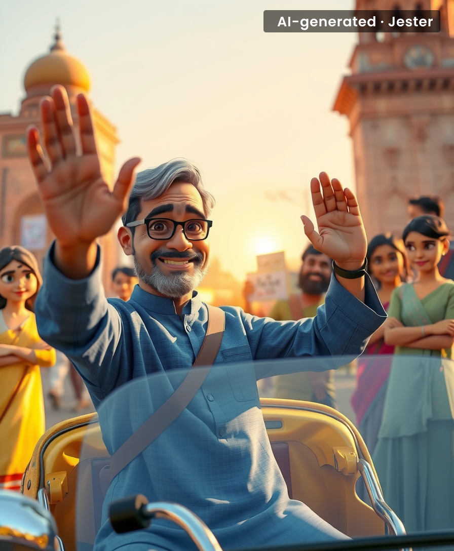 The one Delhi auto driver who doesn't negotiate the fare—because it's already zero.