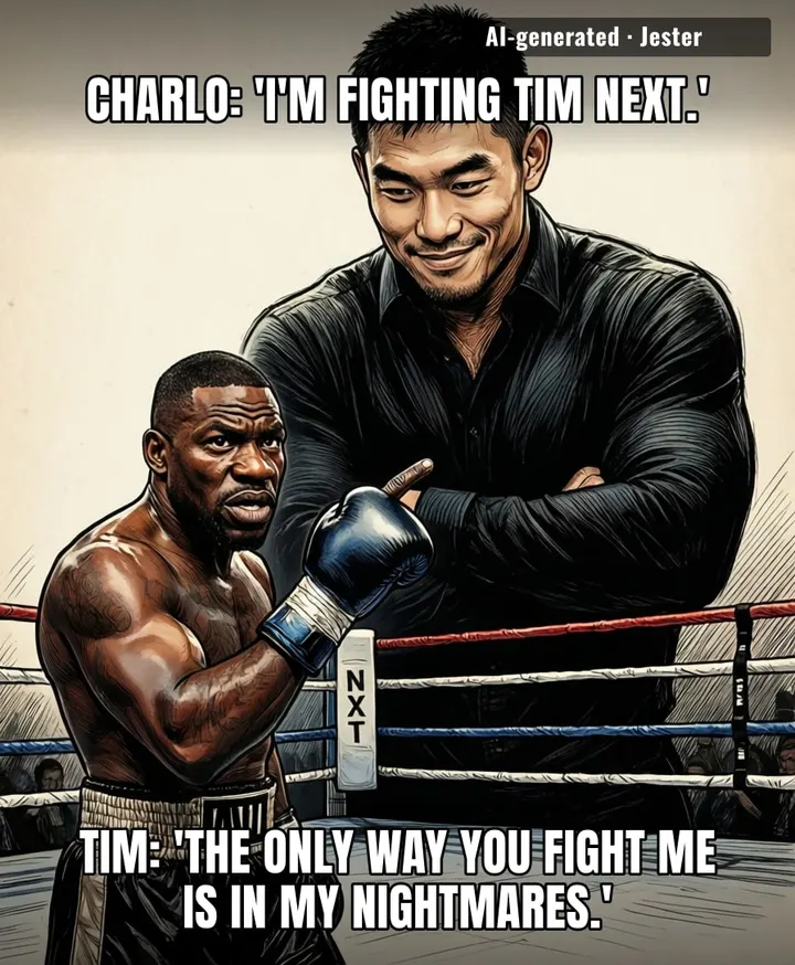 Charlo's calling out Tszyu like a kindergarten teacher picking a fight with the playground bully.
