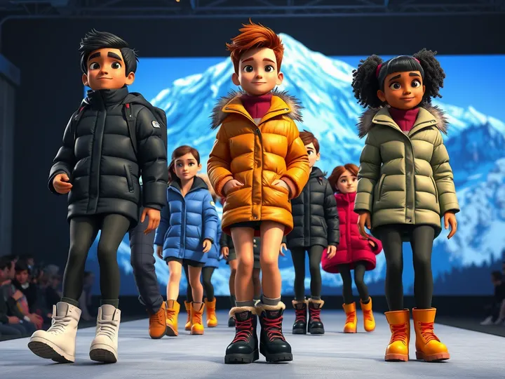 High fashion meets high altitude: the runway goes wild for technical wear.