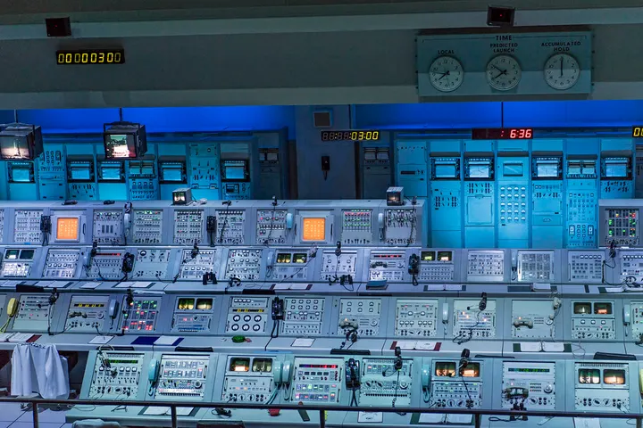 Mission control during the Apollo 11 landing, where Hamilton's software played a critical role. — Photo: Tambako the Jaguar (BY-ND 2.0), via flickr