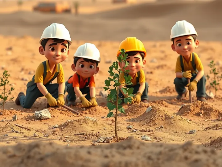 Reforestation efforts have restored land, but challenges remain.