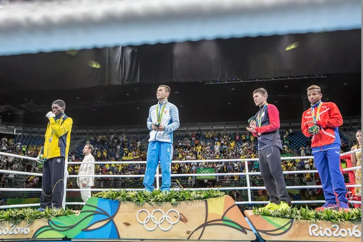 The bronze medal moment that defined a career. — Photo: aiba.boxing (BY-ND 2.0), via flickr