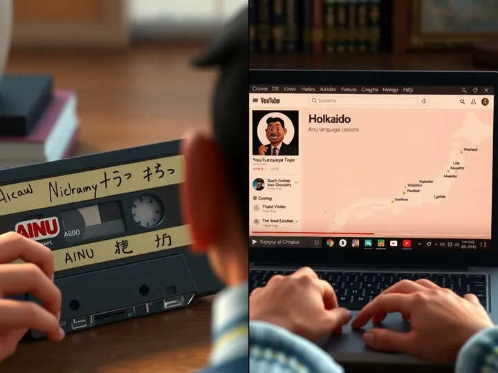 From analog tapes to digital streaming, Ainu language preservation adapts to modern tools.