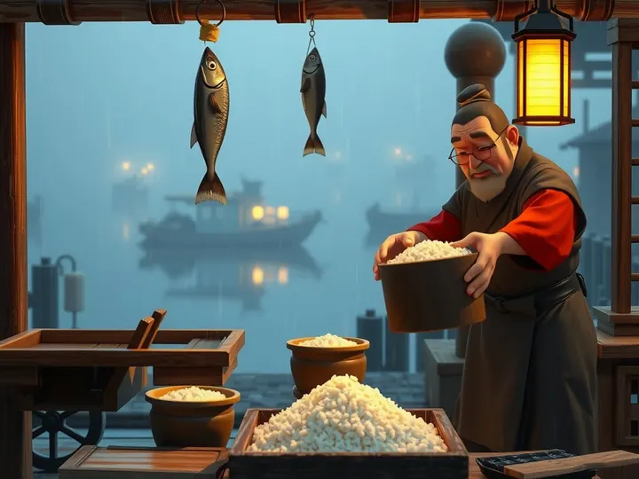 When the fish didn't arrive, the rice and vinegar had to carry the dish — and a cuisine was born from the delay.