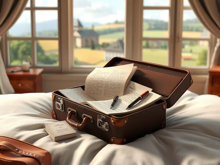 The manuscript survived in a suitcase, but the author did not.