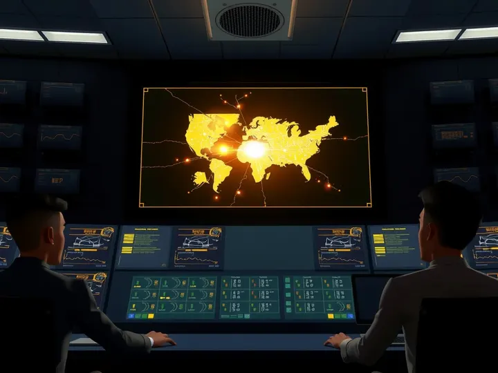 In a black start, the map begins with one lit node and spreads outward in carefully sequenced islands.
