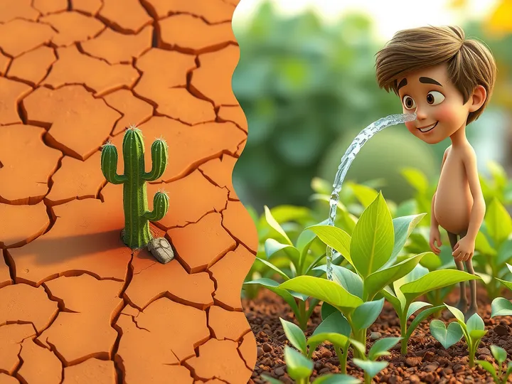 Tucson's shift from groundwater pumping to a diverse water portfolio is visualized in this contrast of arid land and managed greenery.